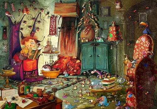 Grafika Art Puzzle Puzzle François Ruyer - Lesen, Puzzleteile