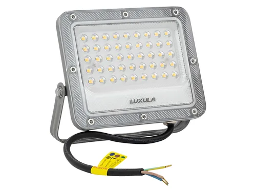 LUXULA LED-Fluter, EEK: E, 30W, 3900lm, 4000K, IP65, grau LX400232