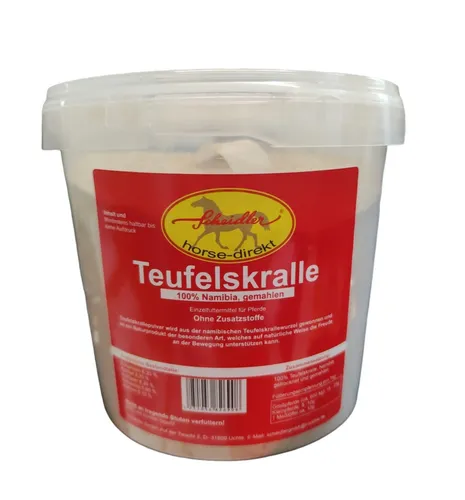 Teufelskralle Namibia gemahlen 1300g, ohne Zusätze, für Pferde & Ponys