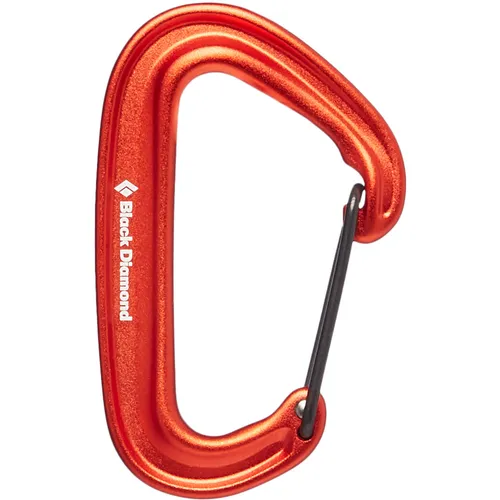 Black Diamond Miniwire Karabiner (Größe One Size, rot)