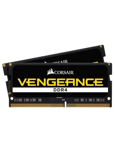 Corsair Vengeance SO-DIMM 32 GB DDR4-2666 Dual-Kit - Arbeitsspeicher mit 32 GB (2x 16 GB) für hohe Leistung, ideal für Gaming und kreative Anwendungen. Schnelle Timings von CL18 sorgen für optimale Geschwindigkeit.