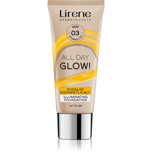 Lirene Vitamin C aufhellendes Make up-Fluid für einen langanhaltenden Effekt Farbton 03 Beige 30 ml