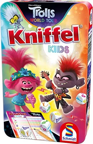 Trolls, Kniffel Kids, Bring Mich mit Spiel in der Metalldose