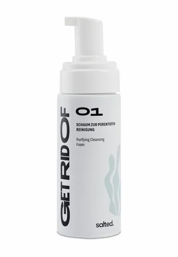 salted. Gesichts-Reinigungsschaum Schaum zur porentiefen Reinigung, mit Duft