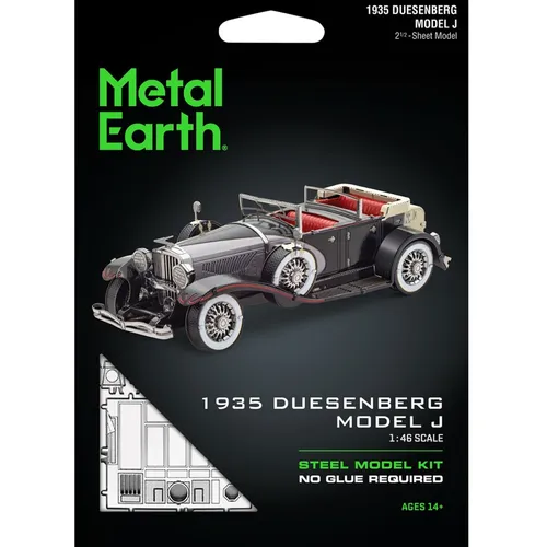 METAL EARTH 3D MODELLBAUSATZ MODELBAU AUS METALL - 1935 DUESENBERG J NEU OVP