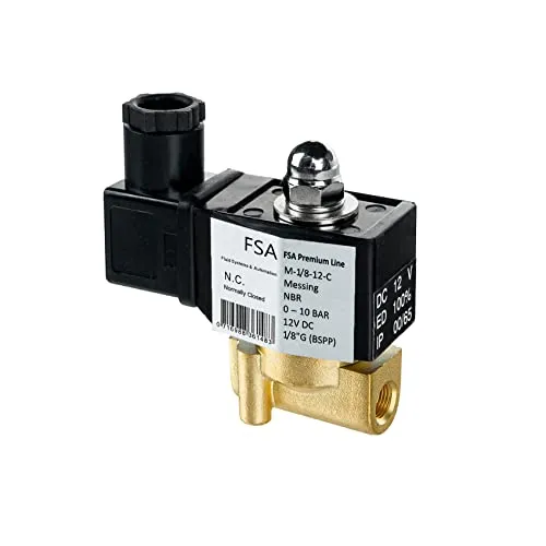 FSA Magnetventil Messing 1/8