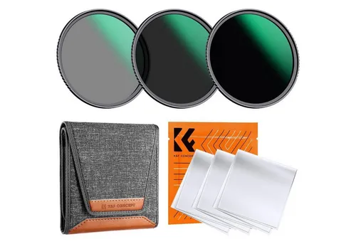 K&F Concept Nano D-Serie ND Filterset 58mm - Vielseitiges ND Filterset mit ND8, ND64 und ND1000 für kreative Fotografie. Ideal für Langzeitbelichtungen und lebendige Farben. Perfekt für anspruchsvolle Fotografen.