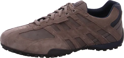 Geox Herren Uomo Snake A Sneaker - Dove Grey, 41 EU - Herren-Sneaker aus Veloursleder, bietet hohen Komfort und Atmungsaktivität für sportliche Aktivitäten und einen dynamischen Look.