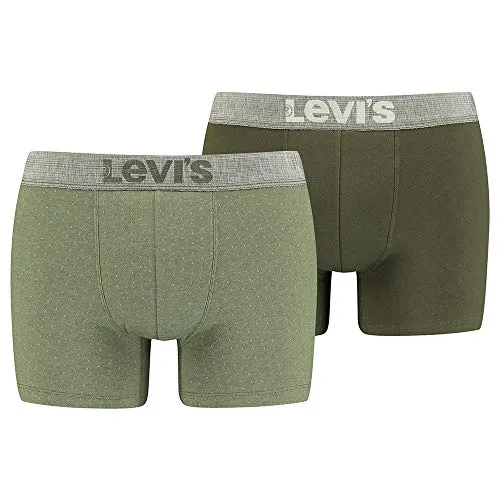 Levi's Men's Bird Eye Boxer Briefs (2 Pack)