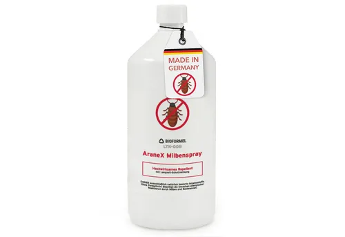 LTK-008 Biodelta Insektenspray Milbenspray N, 1 l, 500 ml - Insektizide: Effektiver Anti-Milbenspray mit natürlichen Inhaltsstoffen, ideal zur Bekämpfung von Milben, Parasiten und Bettwanzen für sichere Anwendung.