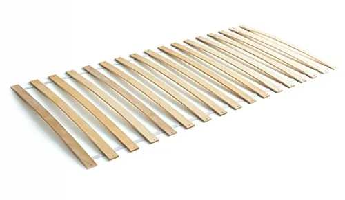 TiCAA Lattenrost Rollrost mit Federleisten Birke 90 x 200 cm - Lattenrost aus hochwertigem Birkenholz mit 19 vorgebohrten Federholzleisten für optimale Unterstützung und Komfort beim Schlafen.