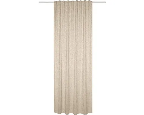 Thermovorhang mit Universalband Teddy beige 140 x 245 cm - Isolierender Thermovorhang in beige, ideal für Energieeinsparung und optimalen Sichtschutz in Ihrem Wohnraum.