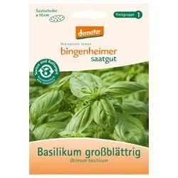 Bingenheimer Saatgut - Basilikum Saatscheiben