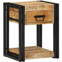 vidaXL Nachttisch aus massivem Mangoholz 40x35x50 cm von vidaXL