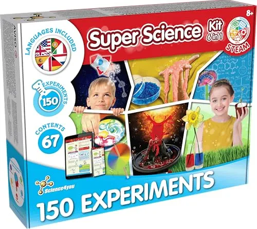 Science4you Super Experimentierkasten ab 8 Jahre