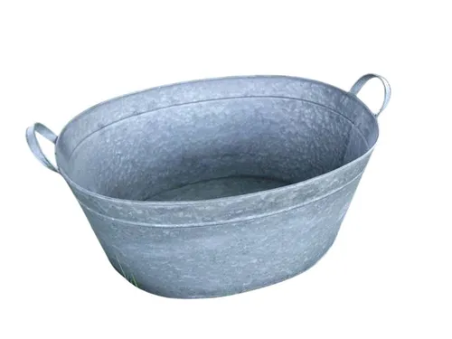 Dekorativer Zinkbottich 42 cm von Deko-Impression