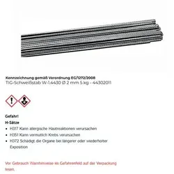 TIG-Schweißstab W-1.4430 Ø 2 mm - 44302011