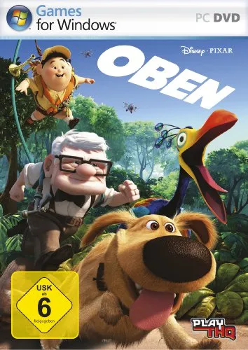 Oben (PC+MAC) - Abenteuerreise mit Disney-Pixar - Games: Erleben Sie das spannende Abenteuer mit Carl und Russell im kooperativen Modus! 27 Levels, 3 spielbare Charaktere und aufregende Luftkämpfe warten auf Sie!