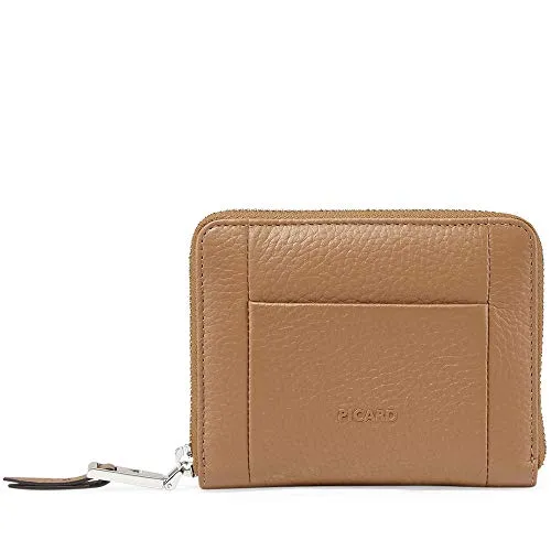 Picard Damen Portemonnaie Pure 1 aus Echtleder - Elegantes Portemonnaie aus hochwertigem Rindsleder, ideal für den Alltag. Mit durchdachter Klappbörse und praktischem Reißverschluss für maximale Sicherheit.