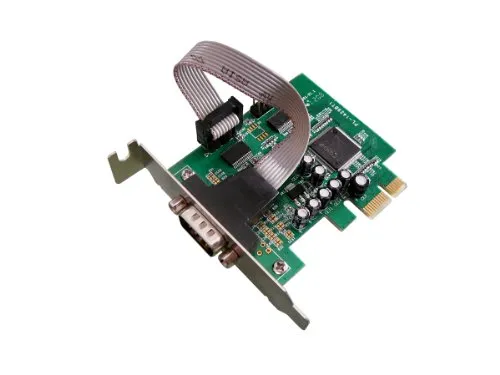 KALEA-INFORMATIQUE PCI Express PCIe Controller-Karte 1+1 serielle RS232 DB9-Ports mit MOSCHIP MCS9922 Chipsatz - Low Profile