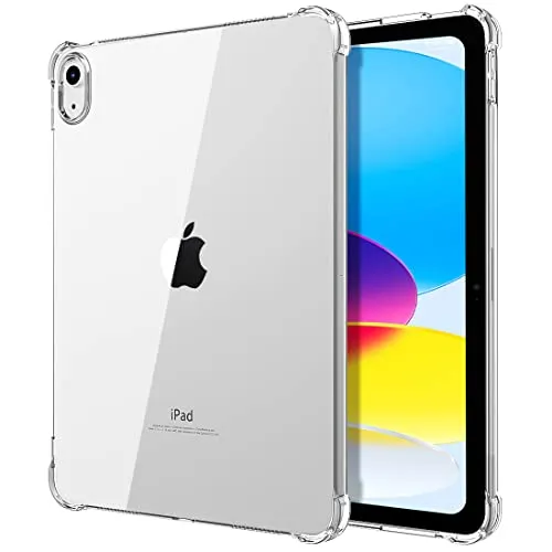 TiMOVO Hülle für iPad A16 11. Generation 11 Zoll 2025, iPad 10. Generation 2022 10,9 Zoll, Schlanke Leichte Transparente TPU Schutzhülle, Transparent