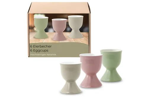 matches21 HOME & HOBBY Eierbecher, (6-tlg), Spülmaschinenfeste Eierhalter für Frühstückstisch