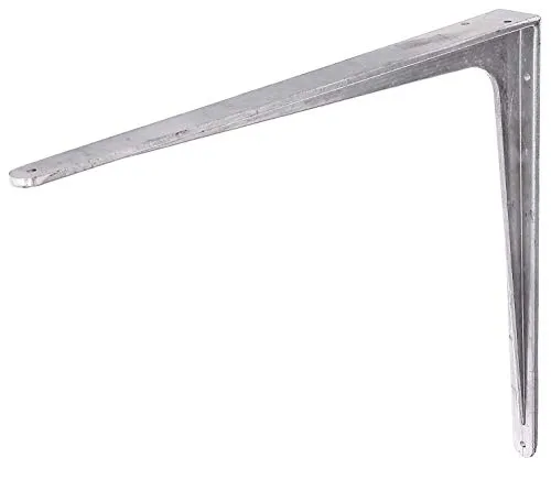 Alberts 804091 Konsole aus T-Profil | Aluminiumguss, 450 mm hoch - Regalträger aus hochwertigem Aluminiumguss, belastbar bis 160 kg. Ideal für stabile und sichere Regal-Installationen in jeder Umgebung.