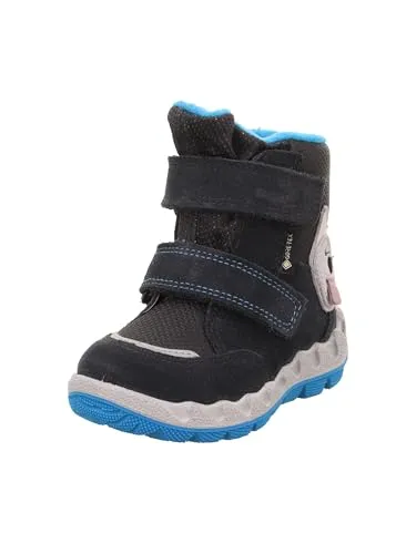 Superfit Jungen Icebird Warm Gefütterte Gore-tex Grau/Türkis 2000 Stiefel, Grau Türkis 2000, 23 EU Weit