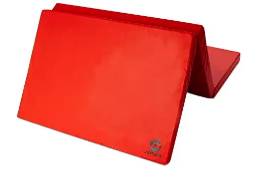 Jeflex Weichbodenmatte klappbar 210 x 100 x 8 cm - Weichbodenmatte für Gymnastik, faltbar und platzsparend, ideal für Sicherheit beim Turnen und Spielen, Made in Germany.
