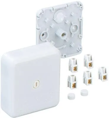 Spelsberg AP 7-2,5qmm Verbindungsdose, weiß, IP30, 78 x 78 x 27 mm (31510701)