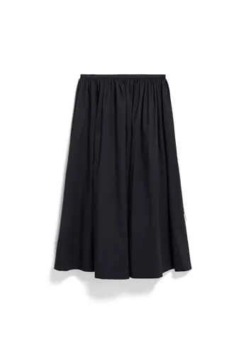 ARMEDANGELS Damen Webrock aus Bio-Baumwolle LANILAAR Regular Fit Black