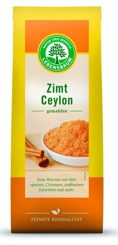Lebensbaum Ceylon-Zimt gemahlen BIO 50 g
