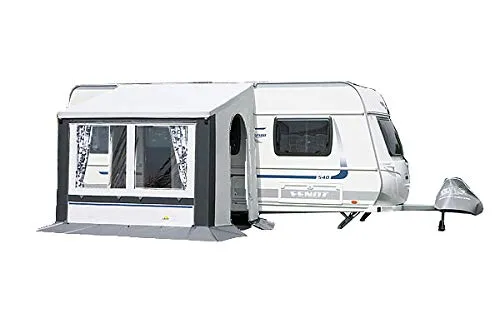 DWT Cortina III 25 Stahl Grau Teilzelt für Wohnwagen von DWT