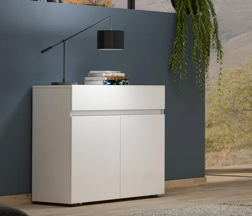 Sideboard Mister in Weiß in weiß von freiraum