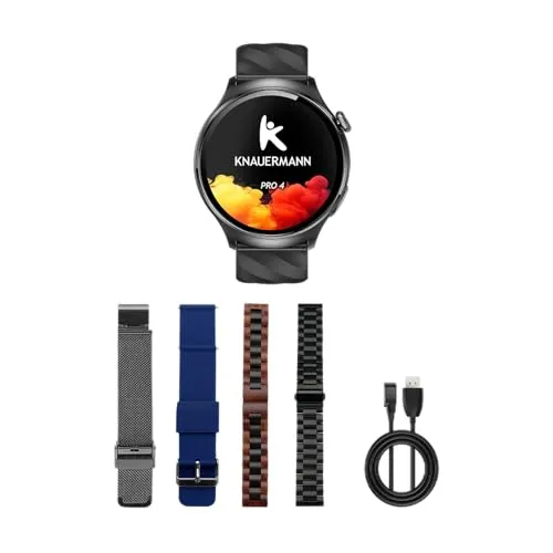 Knauermann PRO 4 (2026) Smartwatch mit Anruf- & SOS-Funktion