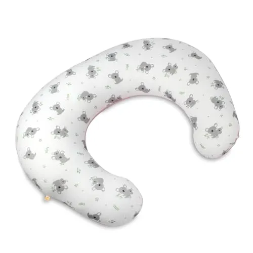 schlummersack Ergonomisches Stillkissen klein mit Baumwoll-Bezug Koala, Oeko-Tex, Schwangerschaftskissen