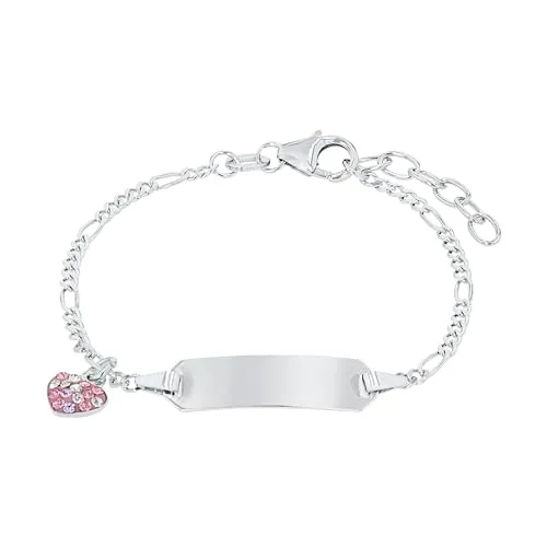 Prinzessin Lillifee Kinder-Armband mit Herz aus 925 Silber in lila von Prinzessin Lillifee