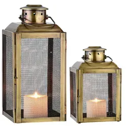 Marrakesch Teelichthalter 2er Set Taldo in gold von Marrakesch Orient & Mediterran Interior