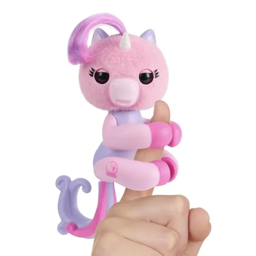 WowWee Fingerlings Fortune Telling Enhjørning - Puppen & Spielzeugfiguren: Magische Fingerlings, die deine Stimmung erraten können – perfekt für kreative Spielmomente!