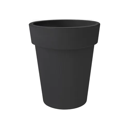 Pflanzgefäß Top Planter Green Basic High Ø35cm schwarz - Garten-Zubehör, hochwertiger Blumentopf aus nachhaltigem Material, ideal für stilvolle Pflanzenarrangements und umweltbewusste Gärtner.