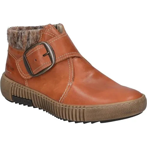 Josef Seibel Damen Maren 25 Mode-Stiefel, orange-Kombi, 37 EU