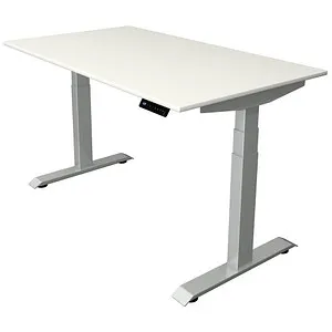 Move 4 Schreibtisch elektrisch höhenverstellbar - Kinderschreibtisch mit elektrischer Höhenverstellung von 64-129 cm, ideal für alle Altersgruppen. Mit Memory-Funktion für 4 Höhen und Einklemmschutz durch Gyro-Sensor.