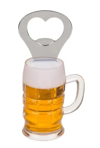Flaschenöffner Bierglas mit Magnet Öffner für Bierflaschen