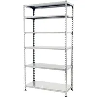 Proregal Schwerlastregal 110x250 cm - Metall Schwerlastregal mit 6 verstellbaren Böden, Traglast von 200 kg pro Ebene, ideal für Werkstatt und Lager, einfacher Aufbau in nur 10-15 Minuten.