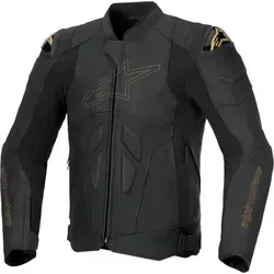 Alpinestars Dusk Lederjacke in gold von Alpinestars