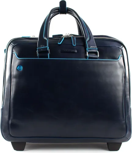 Koffer Piquadro Wagen Unisex Leder Blau