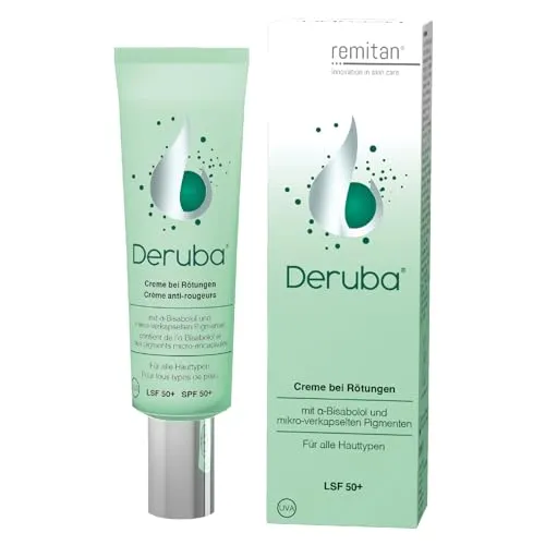 Deruba Creme 30 ML - Effektive Pflege bei Hautrötungen, mit LSF 50+ für umfassenden Schutz und sofortige Wirkung