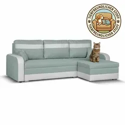 SENTO TRADE Ecksofa mit Schlaffunktion und Hocker von SENTO TRADE