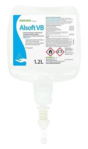 Saraya Alsoft VB 1,2 Liter Handdesinfektionsmittel von サラヤ