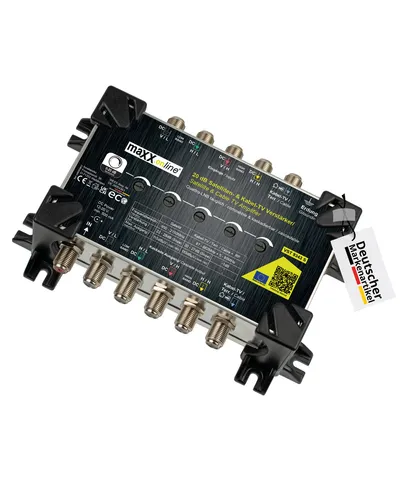 Antennenverstärker für Satelliten- &  Kabelfernsehen / DVB-T2, 28 dB Verstärkung